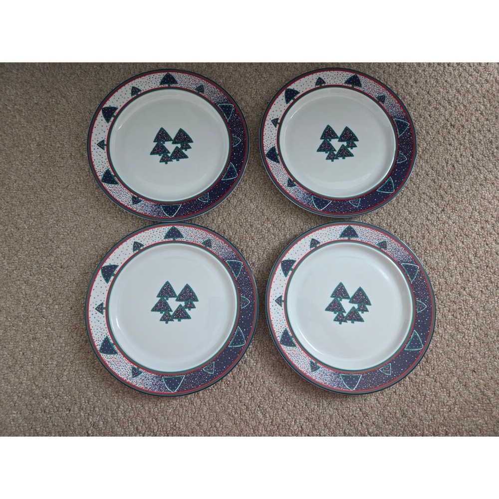 Vintage dansk winterfest plate lot of 4